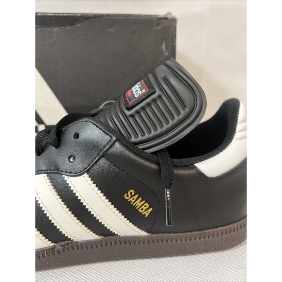 new [034563] Mens Adidas Samba Classic black white  Sz 13 - Picture 3 of 7